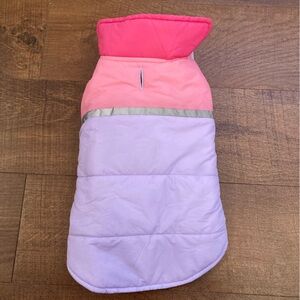 Small Dog Puffer Vest Pink and Purple NEW w/ Tags